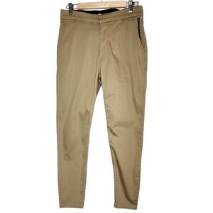 Zara stretch fly jean khaki pants